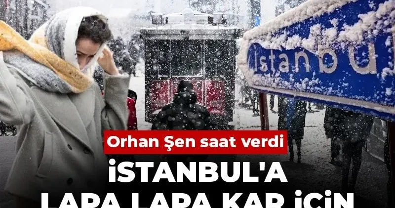 İstanbul a lapa lapa kar yağışı için kritik barajı açıkladı: Orhan Şen saat verdi
