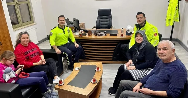 Kazada mağdur aileye polis sahip çıktı Bilecik Haberleri