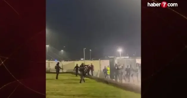 İtalyan polisinden Galatasaray taraftarına sert müdahale