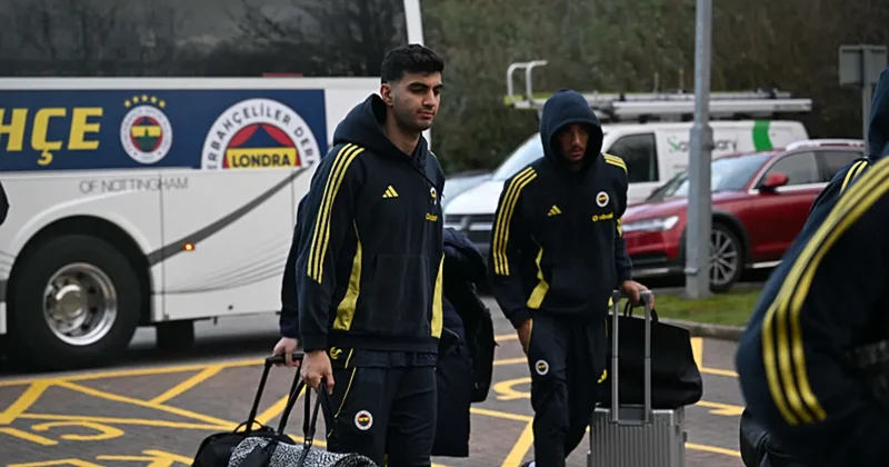 Fenerbahçe kafilesi Nottingham a ulaştı!