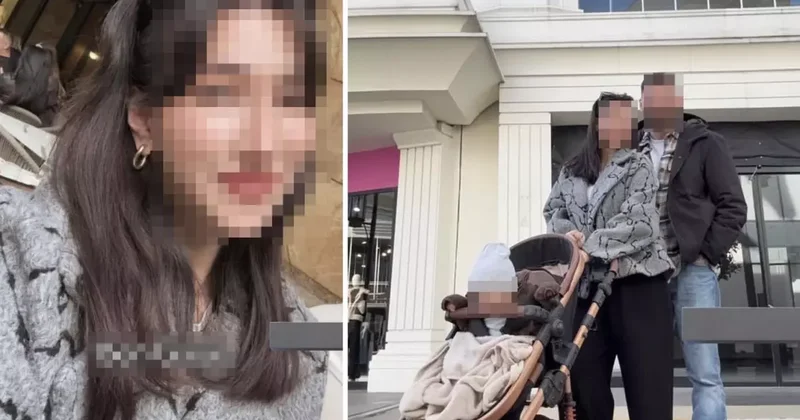 Eşi ve çocuğuyla fotoğraf paylaşan kadının düştüğü nota büyük tepki var