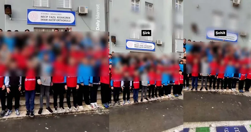 Selefi grubun yemini ortaokulda çocuklara okutuldu! IŞİD bağlantısı ile tanınıyorlar