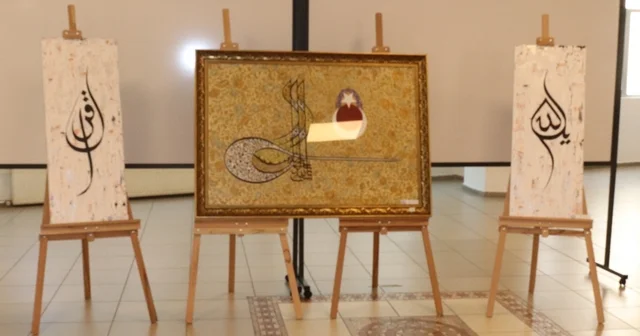 Pamukkale de 100 eser sanatseverle buluştu Denizli Haberleri