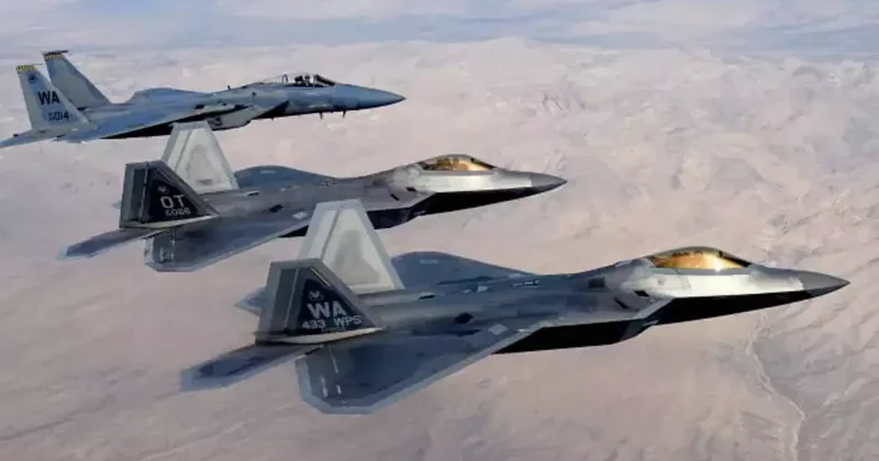 İsrail de olağanüstü hareketlilik! ABD ye ait F 22 savaş uçakları peş peşe iniş yaptı