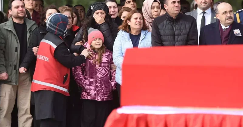 Şehit babaya son veda