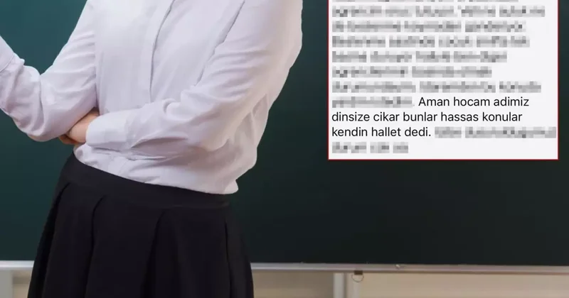 Doğru olabilir mi? Öğrencisi oruç tutan öğretmenin mesajı büyük tartışma yarattı