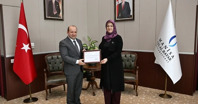 Manisa CBÜ ye Beslenme Dostu İş Yeri belgesi Manisa Haberleri