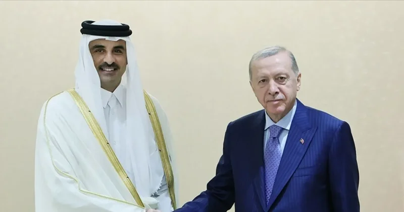 Erdoğan, Katar Emiri Al Sani ile görüştü
