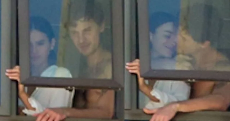 Shawn Mendes Brezilyalı sevgilisiyle pencere önünde aşka geldi