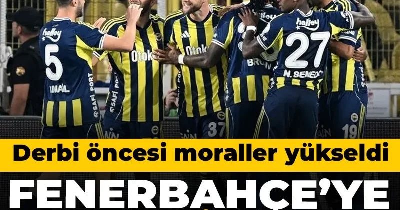 Beşiktaş derbisi öncesi Fenerbahçe ye müjde