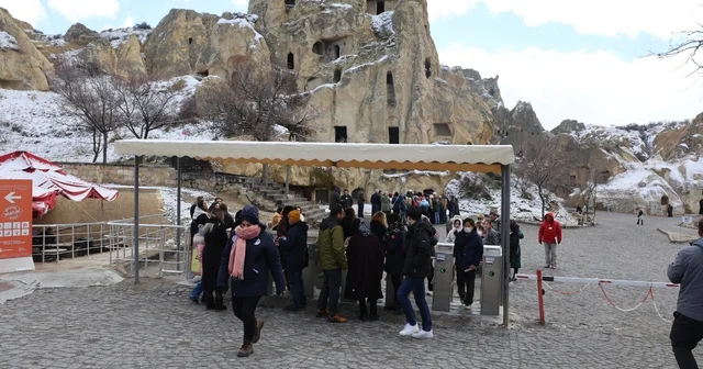 Kapadokya 3 günlük bayram tatilinde 57 bin 988 ziyaretçiyi ağırladı Nevşehir Haberleri