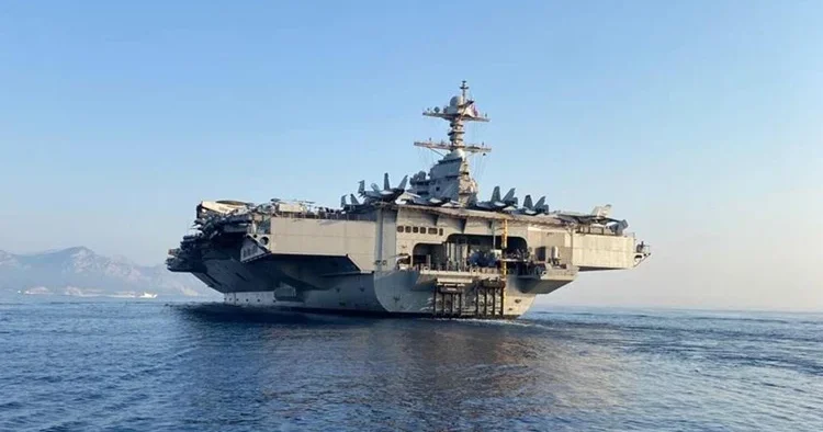 ABD’nin dev uçak gemisinde kriz! Savaşı yarıda bıraktı... Maliyetiyle dikkat çekmişti