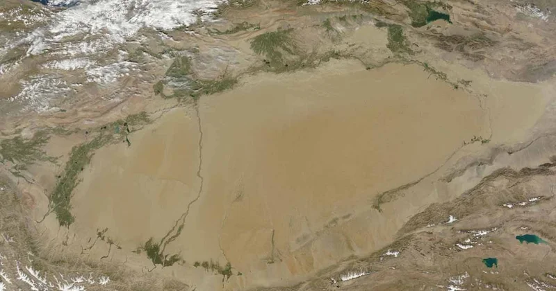 Çin 46 yılda çölü yuttu Sözcü Gazetesi