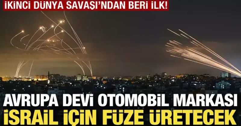 Volkswagen İsrail için füze üretecek