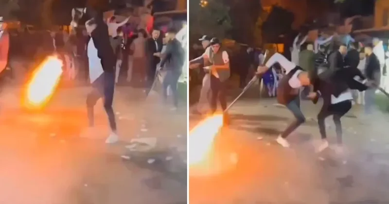 Eğlenceniz batsın! Görüntülere büyük tepki var