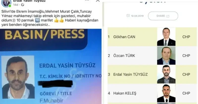Sahte basın kartıyla İmamoğlu duruşmalarından görüntü sızdırmıştı: CHP li meclis üyesi olduğu ortaya çıktı Politika Haberleri