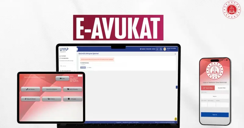 Son dakika: e Avukat uygulaması kullanıma açıldı Son dakika haberleri