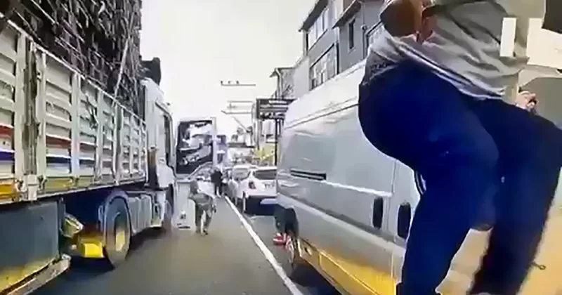 Trafikte dehşet saçan baba ve oğlu ifadesi de kurtarmadı