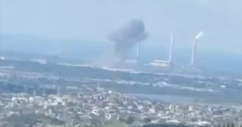 SON DAKİKA İran vurdu! İsrail’deki Rabin Elektrik Santrali çevresinden dumanlar yükseliyor