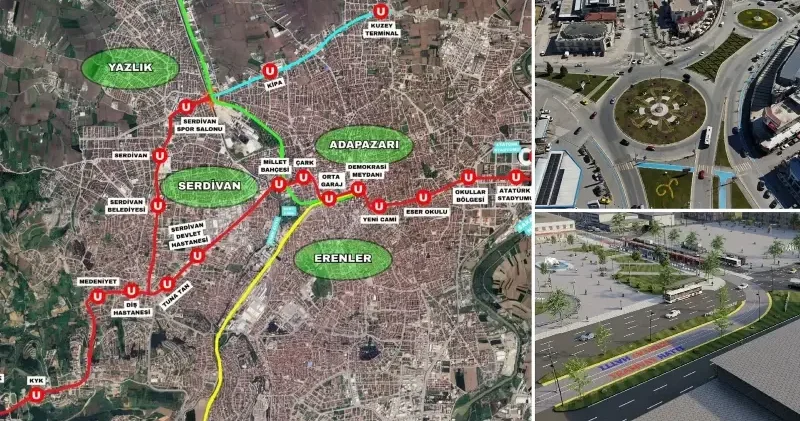 Sakarya’da trafik sorununa çifte çözüm geliyor: Tramvay Hattı için geri sayım başladı Aktüel Haberleri