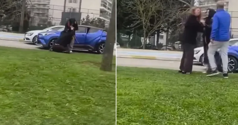 Trafikte bunu da gördük! İki kadının kavgasına olay tepki: Ejderha kadınlar sizi