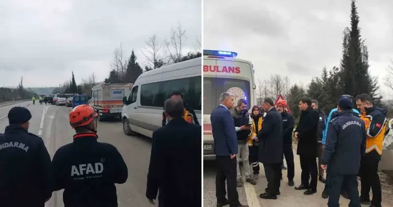 Yalova da servis midibüsü devrildi: 1 ölü 20 yaralı Gündem Haberleri