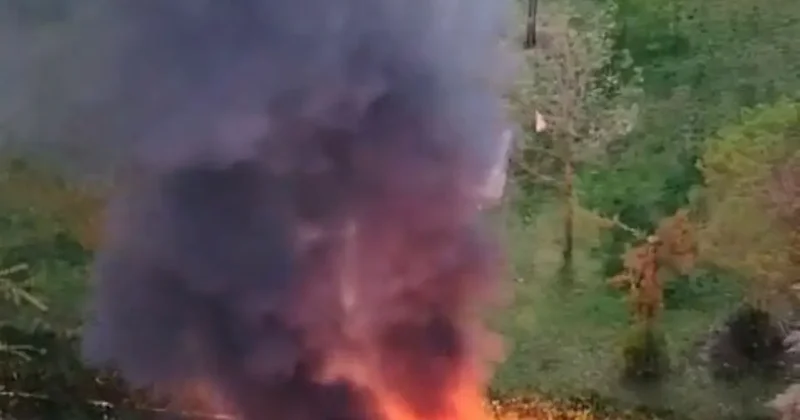 Diyarbakır’da site içinde korkutan yangın