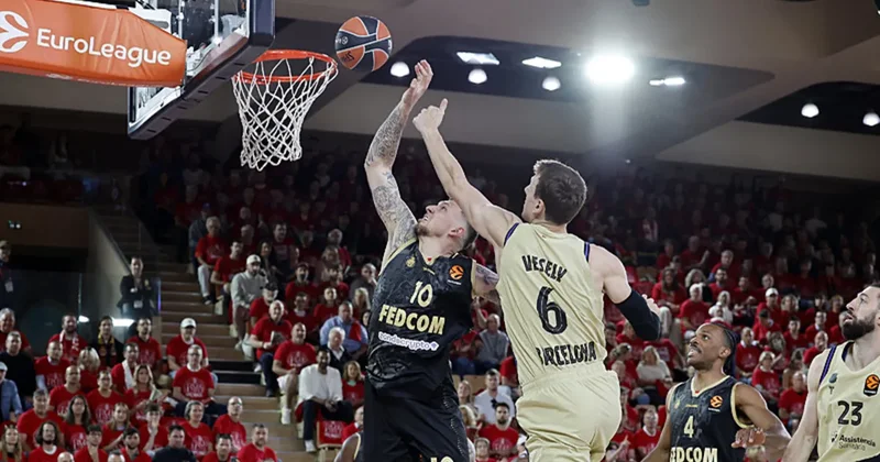 Basketbol Avrupa Ligi nde Monaco, Barcelona engelini geçti!