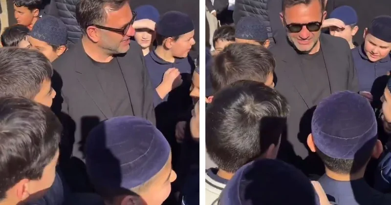 Kur an kursu öğrencileriyle bir araya gelen Okan Buruk, dua istedi