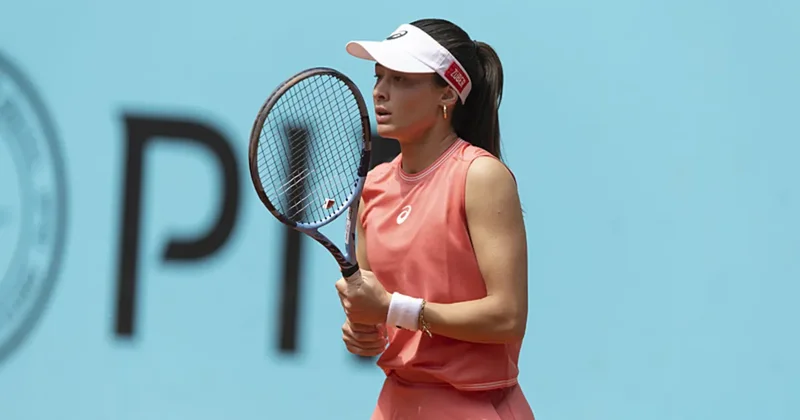 Milli tenisçi Zeynep Sönmez, Madrid Açık a çiftlerde veda etti