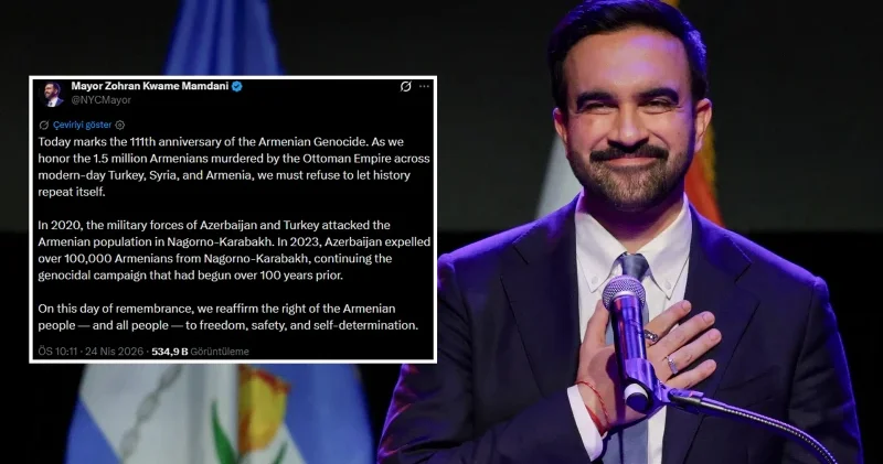 New York Belediye Başkanı Mamdani den sözde Ermeni soykırımına katmerli destek: Türkiye yi ve Osmanlı yı hedef aldı Dünya Haberleri