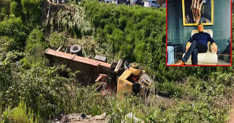 Vincin dereye uçtuğu kazada ölen sürücü toprağa verildi; eşi 4 üncü çocuklarına hamileymiş