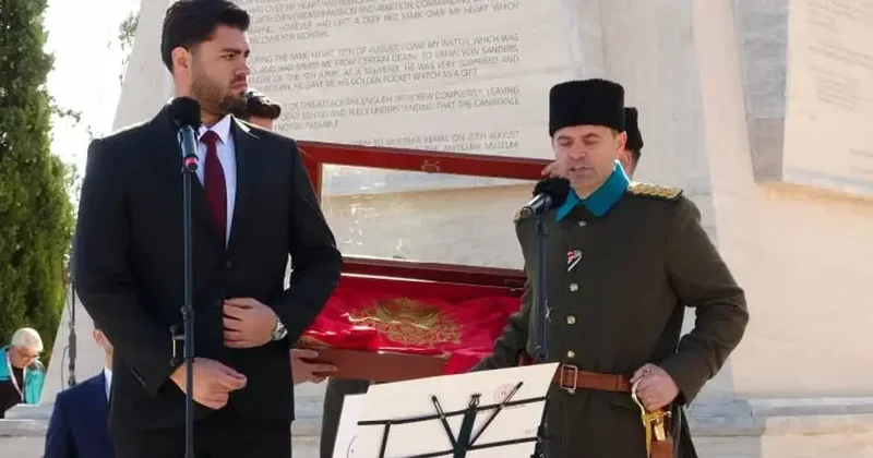 Şehitlerin emaneti 111 yıl sonra yerine ulaştı