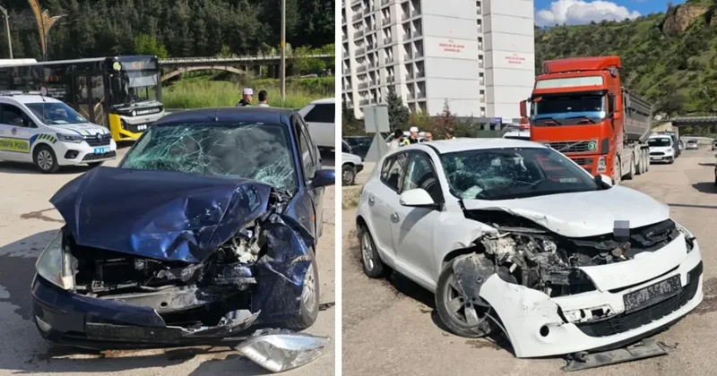 Karabük’te iki otomobilin çarpıştığı kaza 3 kişi yaralandı
