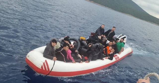 Bodrum da 40 düzensiz göçmen yakalandı: 2 gözaltı Muğla Haberleri