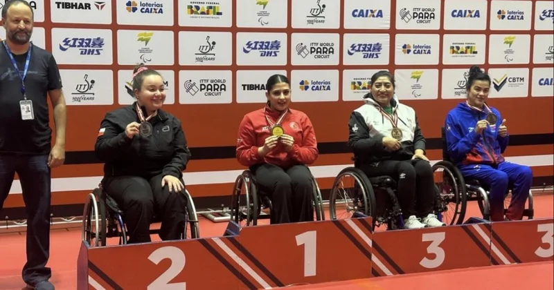 Milli para masa tenisçi İrem Oluk tan altın madalya