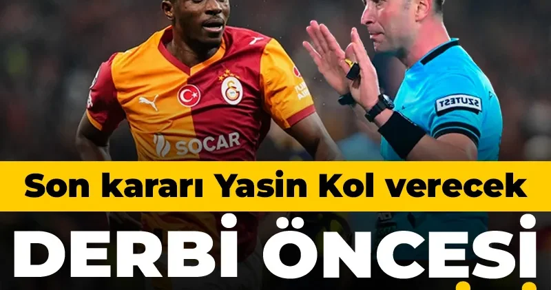 Derbi öncesi Victor Osimhen krizi: Son kararı Yasin Kol verecek