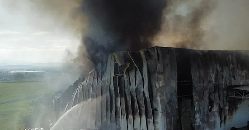 Antalya da cips fabrikasında yangın: Tesis kullanılamaz hale geldi Sözcü Gazetesi