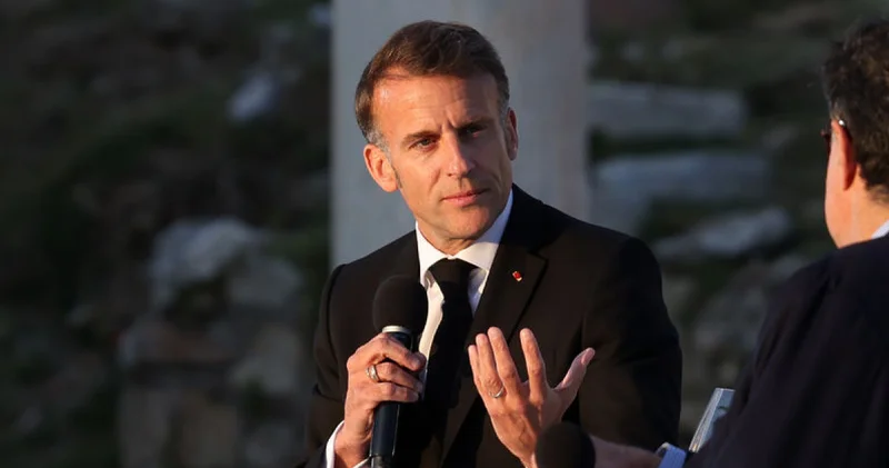 Macron dan Yunanistan a destek mesajı Dış Haberler