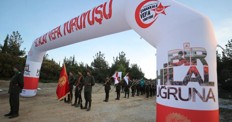 Gelibolu Yarımadası nda 57. Alay Vefa Yürüyüşü başladı