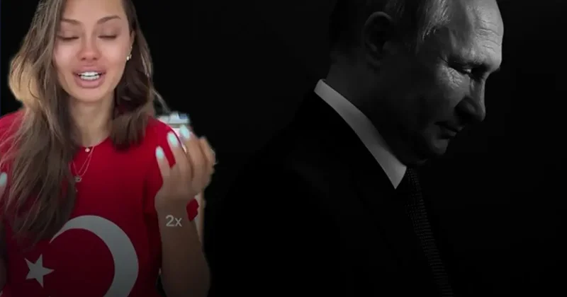 Türk bayraklı tişörtle çektiği video viral oldu: Putin in destekçileri sırt dönüyor