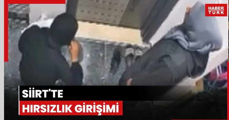 Siirt te hırsızlık girişimi