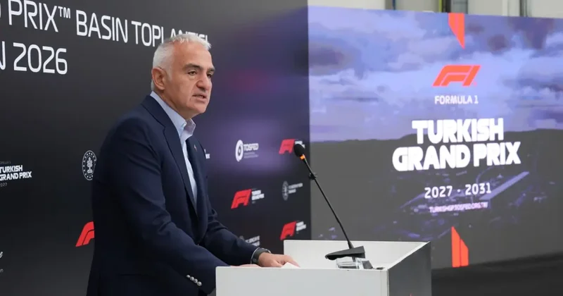 Kültür ve Turizm Bakanı Mehmet Nuri Ersoy Formula 1 hakkında detayları verdi!