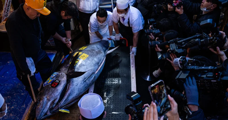 Japonya da rekor açık artırma: Ton balığına 3,2 milyon dolar ödeyerek Guinness e girdiler