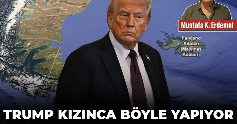 Trump kızınca böyle yapıyor: İngiltere’ye Falkland tehdidi