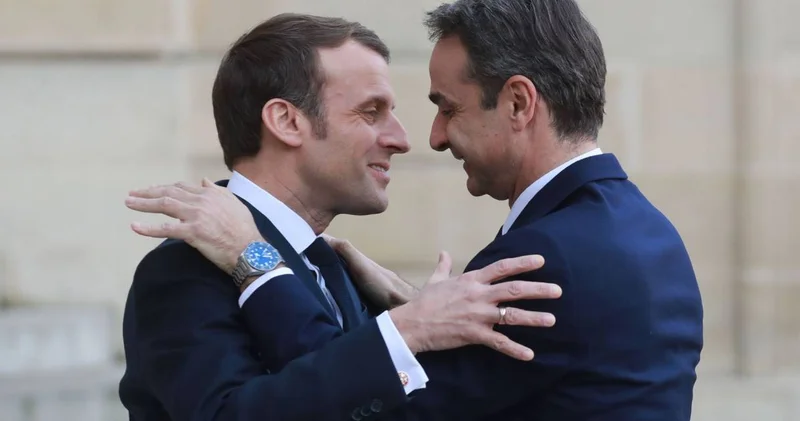 Macron dan Türkiye ye Ege mesajı: Yunanistan tehdit edilirse sahadayız