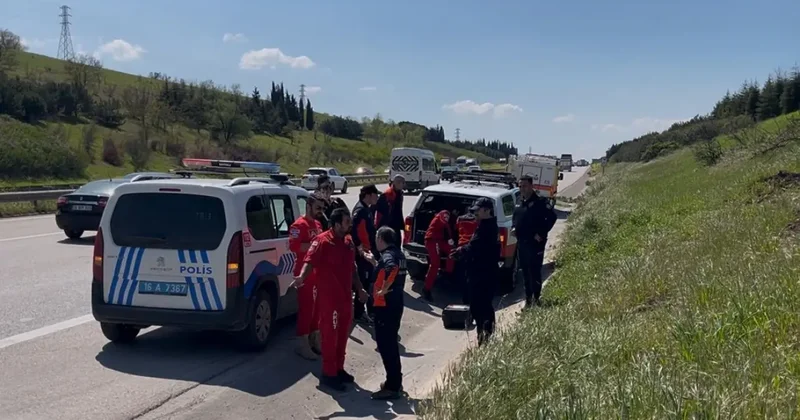 Bursa da otoyolda “çocuk” alarmı: Ekipler seferber oldu