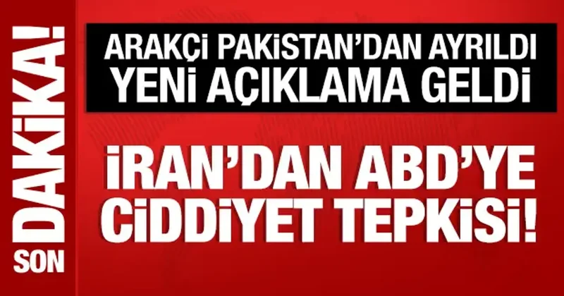 İran dan ABD ye ciddiyet tepkisi!