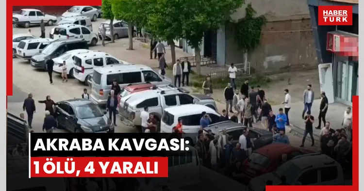 Akraba kavgası: 1 ölü, 4 yaralı