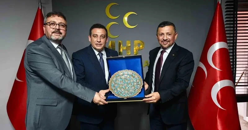 MHP Kütahya Milletvekili Erbaş’tan İl Başkanı Özkan’a ziyaret